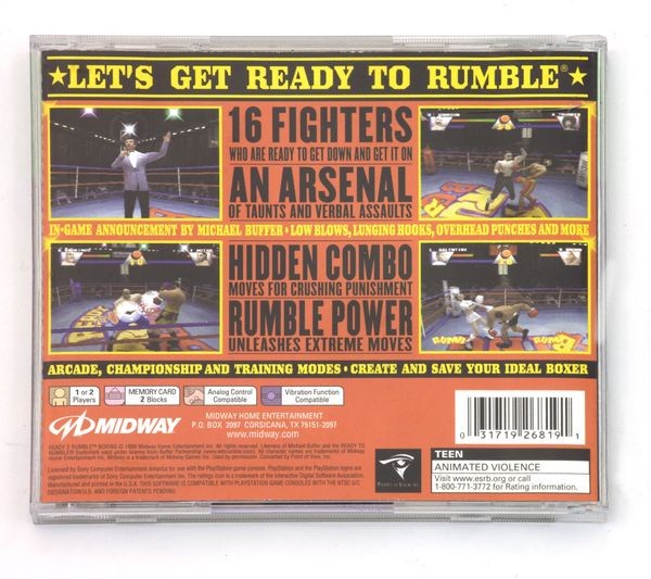 بازی ویدئویی آماده برای مشت‌زنی پرهیاهو (Ready 2 Rumble Boxing) روی پلی‌استیشن2