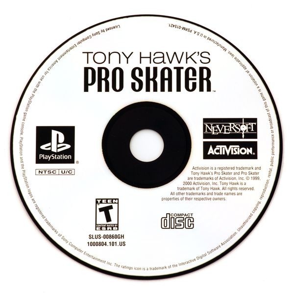 بازی ویدئویی اسکیت‌سواری حرفه‌ای تونی هاک (Tony Hawk’s Pro Skater)
