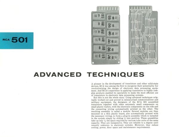 کتابچۀ رایانۀ RCA 501 6