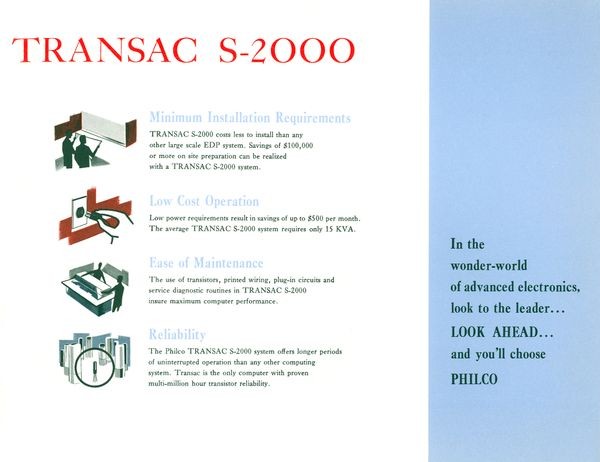 کتابچۀ رایانۀ Transac S-2000 ساخت فیلکو5