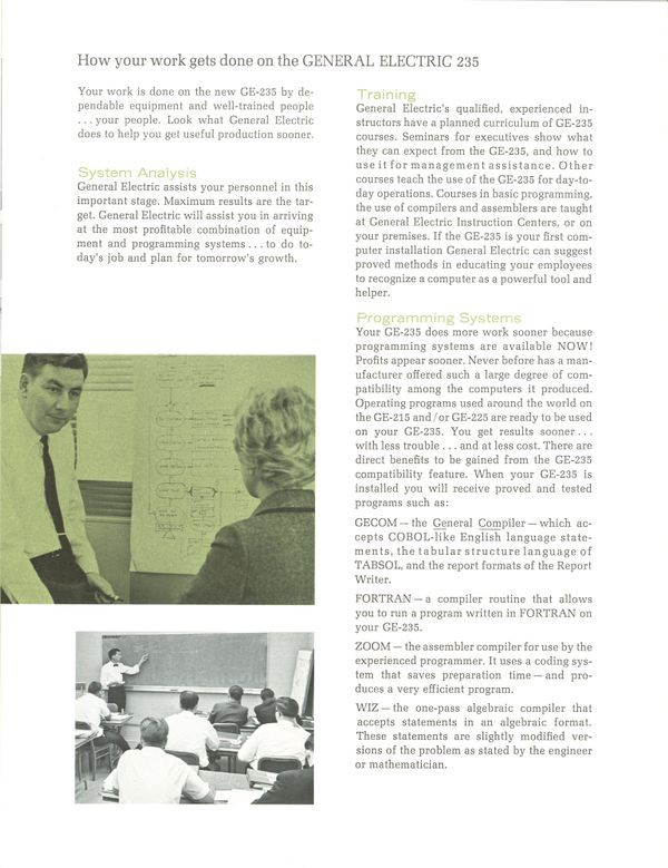 کتابچۀ کامپیوتر GE 235 5